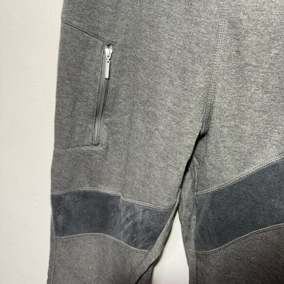 Tahari Sport Jogger Pants 3X Charcoal & Black Velvet Detail Cotton Stretch NWT - Picture 3 of 9